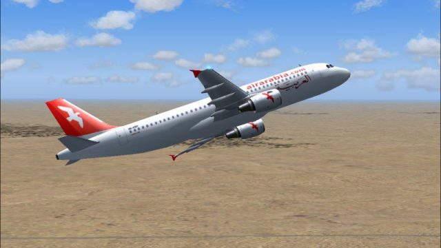 Screenshot 1 — Airbus A-320-200, Air Arabia