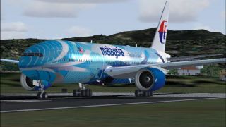 Screenshot 3 — Boeing 777, Malaysia Airlines, new colors