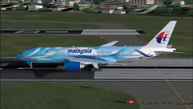 Screenshot 1 — Boeing 777, Malaysia Airlines, new colors
