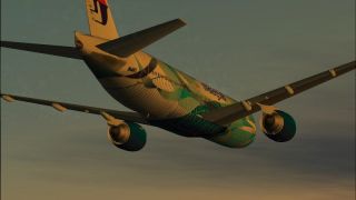 Screenshot 4 — Boeing 777, Malaysia Airlines, new colors