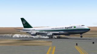 Screenshot 1 — Boeing 747-168B, Saudi Arabian Airlines
