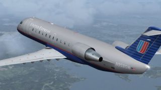 Screenshot 1 — CRJ-200, United Express