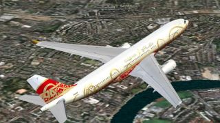 Screenshot 1 — Airbus A-330-200, Gulf Air, 50th Aniversary Colours