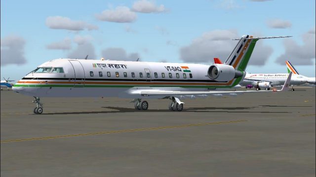 Screenshot 1 — FS2002/FS2004 CRJ-200, Air Sahara