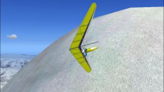 Screenshot 1 — Hang Glider Soaring Scenery