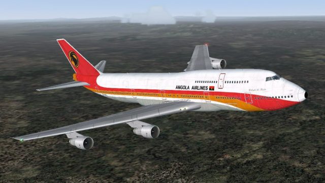Screenshot 1 — Boeing 747-312, TAAG Angola Airlines, D2-TEA
