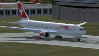 Screenshot 1 — Boeing 777-257ER, Swiss