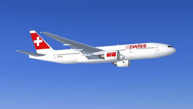 Boeing 777-257ER, Swiss for FS2004