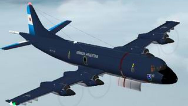 Screenshot 1 — FS2002/FS2004 Lockheed P-3B Orion, Armada Argentina