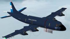 Screenshot 1 — FS2002/FS2004 Lockheed P-3B Orion, Armada Argentina