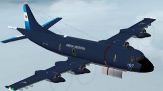 Screenshot 1 — FS2002/FS2004 Lockheed P-3B Orion, Armada Argentina