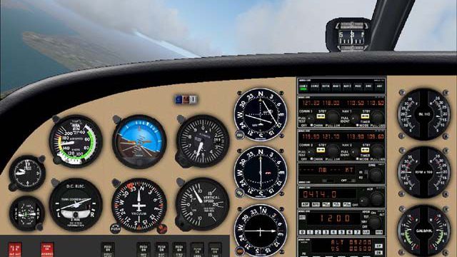 Screenshot 1 — Cessna C337 Skymaster Panel