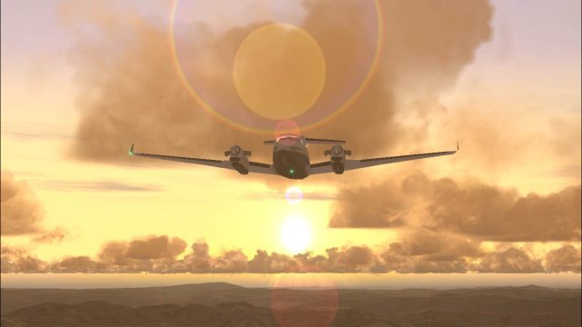 Screenshot 1 — Lens Flare / Sun Effect version 3