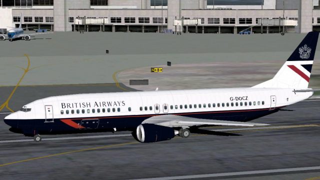 Screenshot 1 — British Airways Boeing 737-400