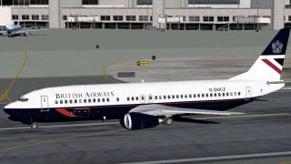 Screenshot 1 — British Airways Boeing 737-400