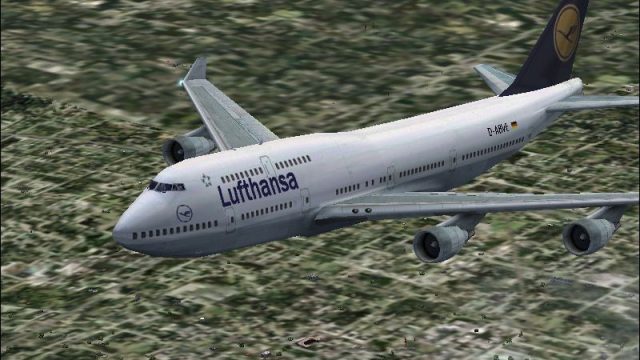 Screenshot 1 — Lufthansa Boeing 747-400