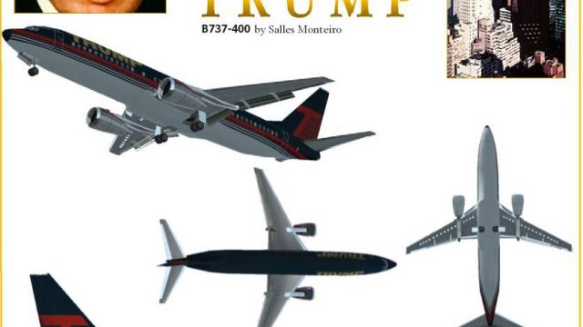 Screenshot 1 — Trump Boeing 737-400
