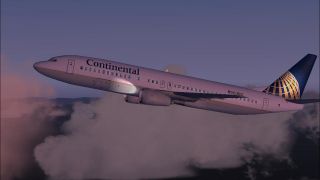 Screenshot 3 — Continental Boeing 737-400