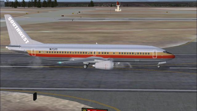 Screenshot 1 — Southwest Airlines Boeing 737-400 EXAA