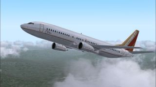 Screenshot 3 — SWA Silver One Boeing 737-400 SV1