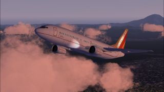 Screenshot 2 — SWA Silver One Boeing 737-400 SV1