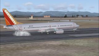 Screenshot 1 — SWA Silver One Boeing 737-400 SV1