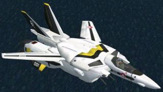 Screenshot 2 — FS2004Macross VF-1S Valkyrie