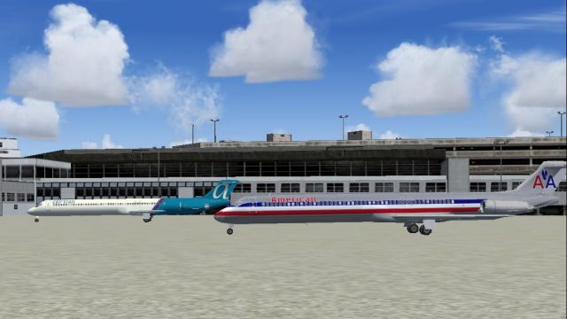 Screenshot 1 — MD-83 AI Replacement Pack