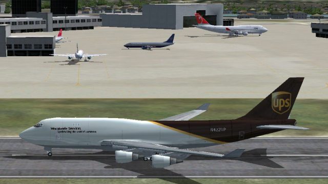 Screenshot 1 — UPS Boeing 747-400
