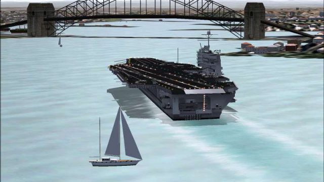 Screenshot 1 — Sailable Nimitz Class Aircraft Carrier