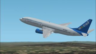 Screenshot 1 — Excel Airways Boeing 737-402 G-VLAP