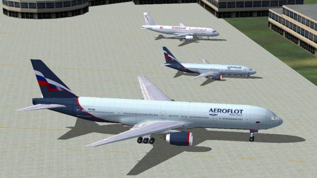 Screenshot 1 — Aeroflot Boeing 737-400