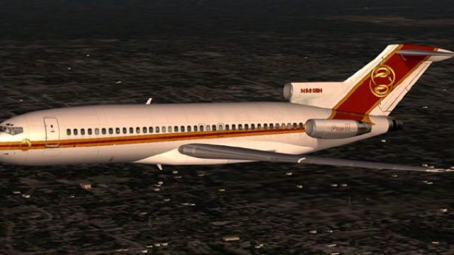 Screenshot 1 — Captain Sim 727-100 In Private Livery