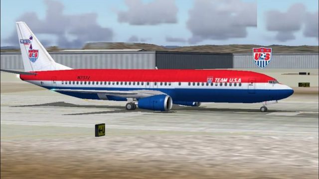 Screenshot 1 — World Cup Boeing 737-400