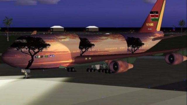 Screenshot 1 — Kenya Boeing 747-400