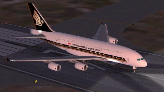Screenshot 1 — Singapore Airlines Airbus A380