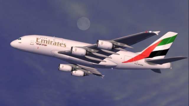 Screenshot 1 — Emirates Airbus A388 Cargo
