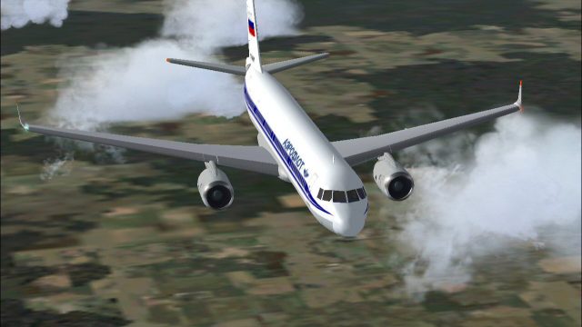 Screenshot 1 — Aeroflot Tupolev TU204-120