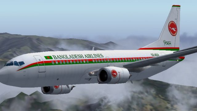 Screenshot 1 — Biman Boeing 737-300 S2-AEA