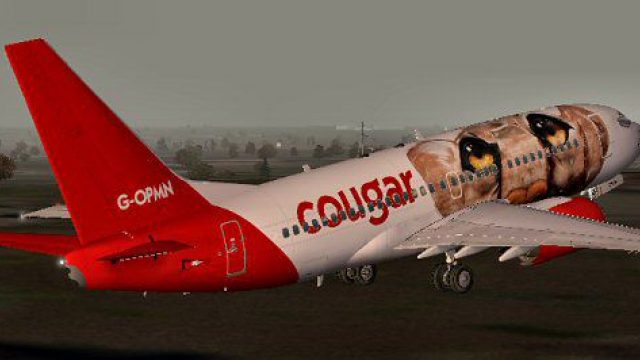 Screenshot 1 — Cougar Livery For PMDG 737-700