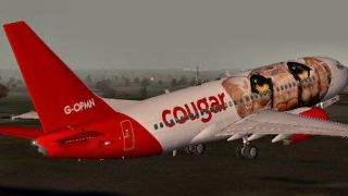 Screenshot 1 — Cougar Livery For PMDG 737-700