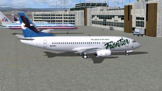 Screenshot 1 — Frontier Airlines Boeing 737-300