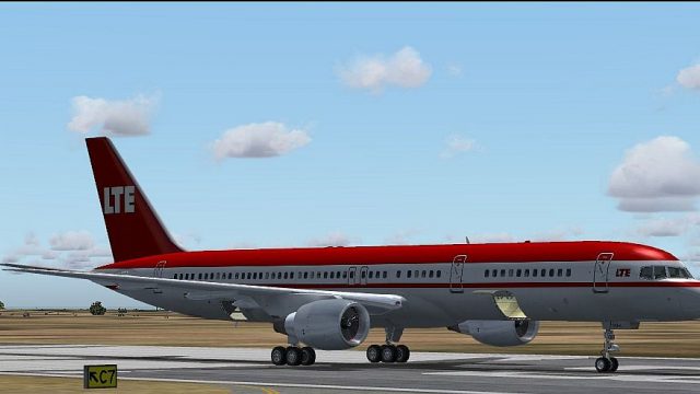 Screenshot 1 — LTE Boeing 757-200