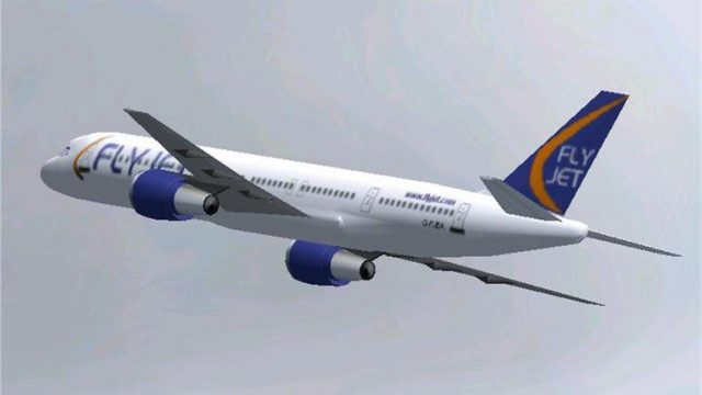 Screenshot 1 — FSTraffic 2002 FlyJet Boeing 757