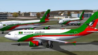Screenshot 1 — Biman Airbus A310-325C