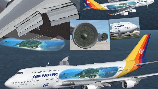 Screenshot 1 — Air Pacific Boeing 747-412