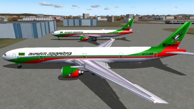 Screenshot 1 — Biman Boeing 777-300
