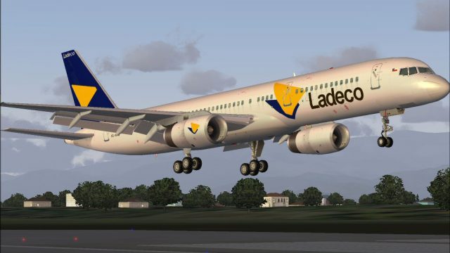 Screenshot 1 — Ladeco Boeing 757-200