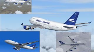 Screenshot 7 — FS2004/FS2002 Boeing 747-475 Aerolineas Argentinas