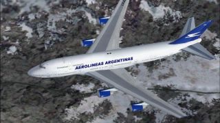 Screenshot 4 — FS2004/FS2002 Boeing 747-475 Aerolineas Argentinas